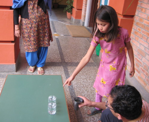 An Experiment from Piaget