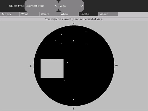 Object is not in FOV