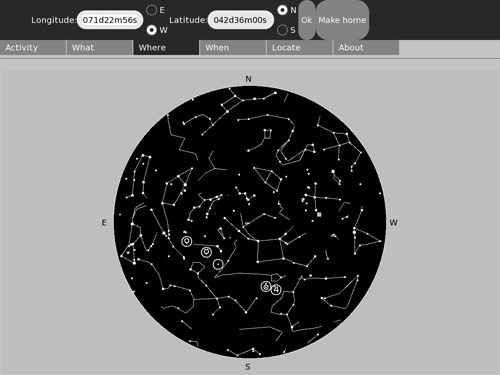 "Where": Set location