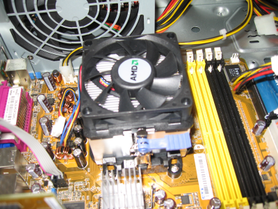 "Installing the fan"