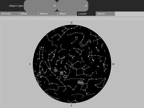 "Locate": selecting an object type