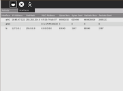 Networking interface screenshot