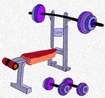 Bench press (benchpress) for Alex C