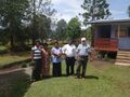 Kisap School, Banz, W. Highlands: PNGSDP Director Lawrence Stephens with teachers