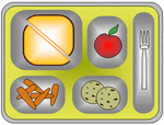 Food choices - cafeteria tray for Alex C